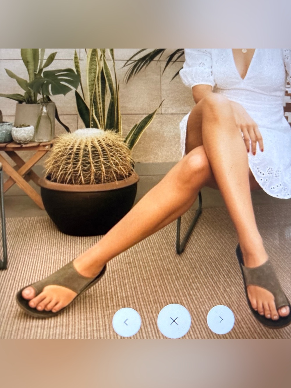 Women’s khaki Slide Sandals — Slip-On Comfort